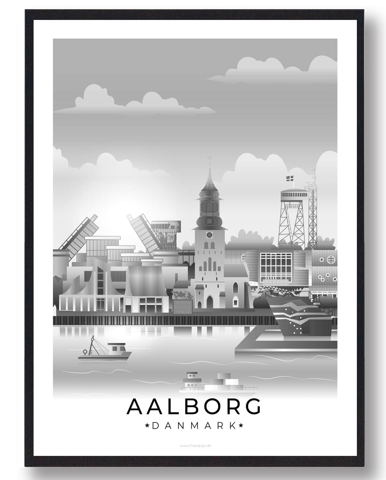 Lavet af Gladys Adept Aalborg plakater » Årets fedeste plakater med Ålborg 2023