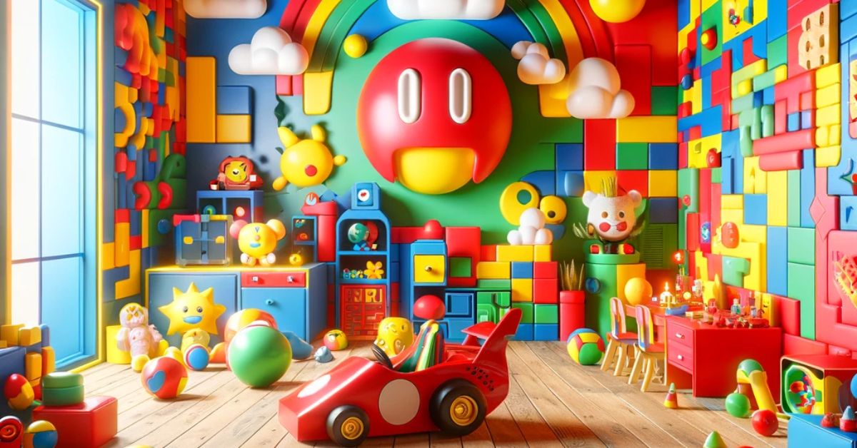 Super Mario legetøj til børneværelset