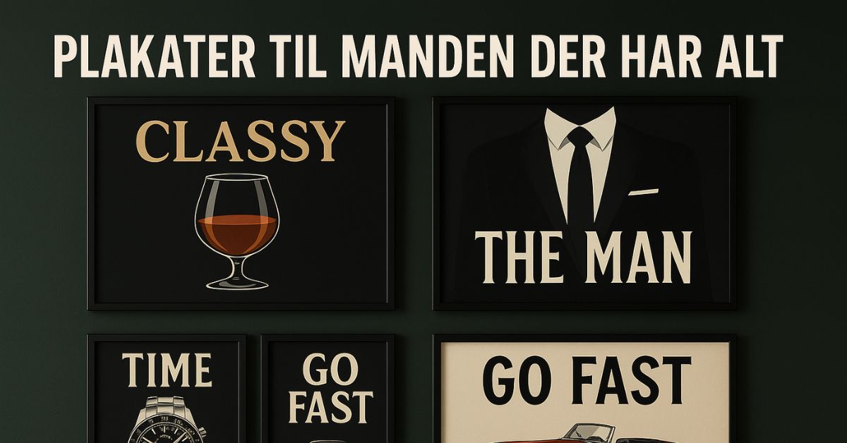 Plakater til manden der har alt